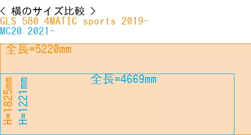 #GLS 580 4MATIC sports 2019- + MC20 2021-